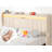 Bed Frame With Rgb Led Lights, Upholstered Bed With Drawers And Charging Station-324923230-324923219