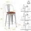 Tabouret de bar et de comptoir Burney-657822222-657822325