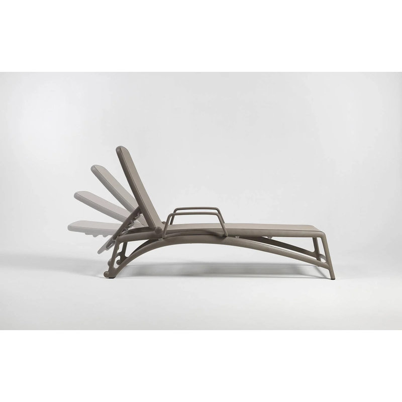 Atlantico Outdoor Chaise Lounge Set, Tortora/Tortora
