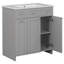 Meuble-lavabo 30 po avec lavabo en céramique-104413969