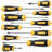Magnetic Screwdriver Set 10-piece, With Sturdy Tool Box