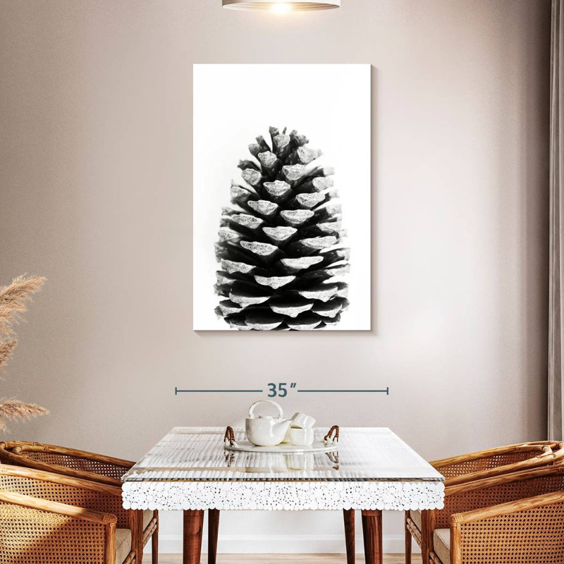 Harnek Pine Cone BW, 45" H x 30" W