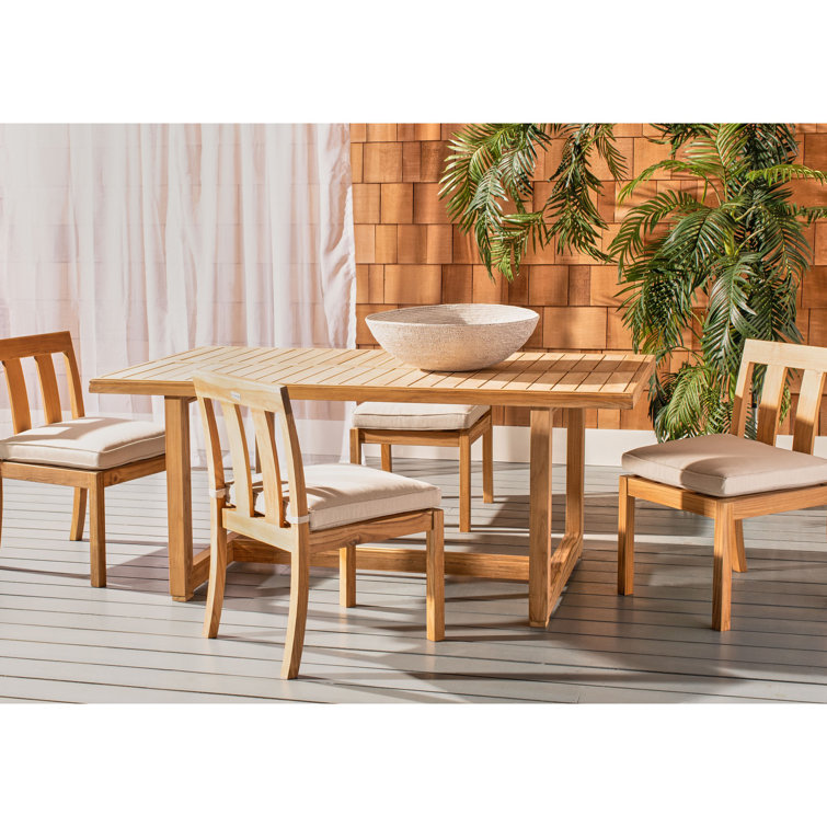 Melrose 70.8'' Teak Outdoor Dining Table