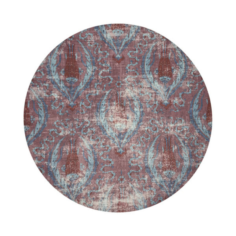 Byzantine Jewel Pebble 16" Vinyl Placemat, Red