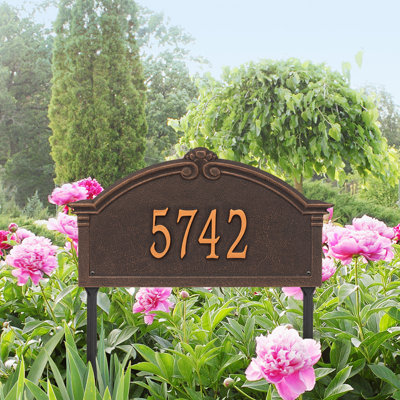 Plaque d'adresse sur 1 ligne Roselyn