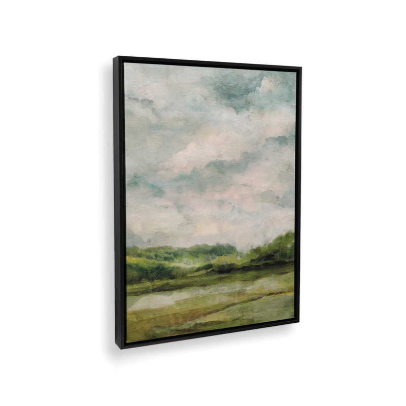 «Empyrean» par Kamdon Kreations, reproduction d'art, L 24 po x H 32 po, Toile avec cadre, Noir