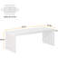 Bureau long (sans tabourets)