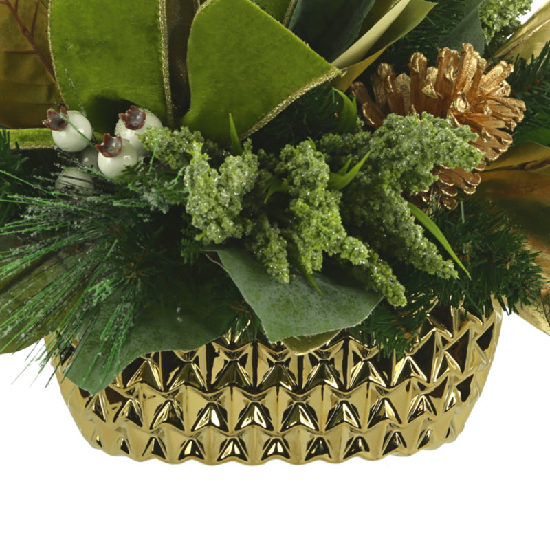 Desloge Polysilk Heather Arrangement in Vase