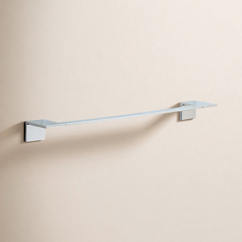 Vero 20" Wall-Mounted Towel Bar, Chrome