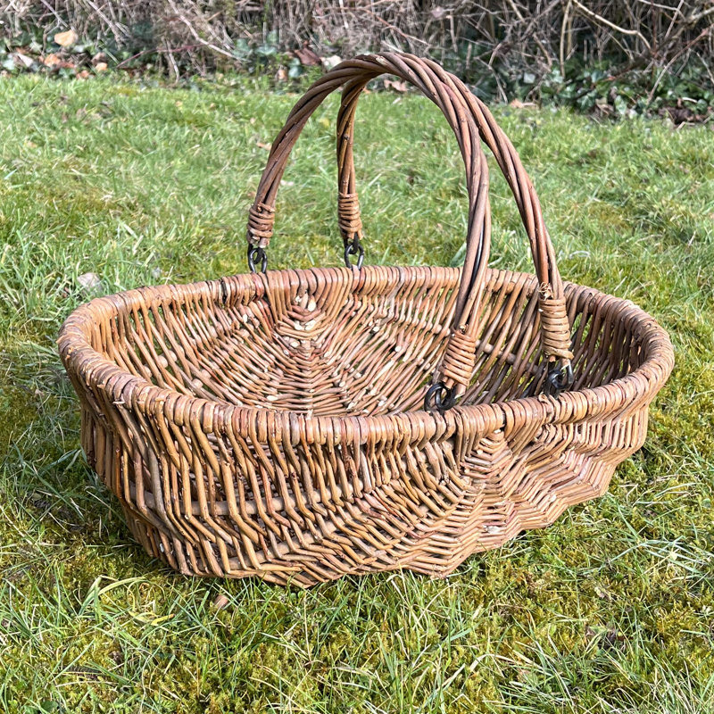 Hardyston Wicker Picnic Basket, 46"H x 29"W x 16"D