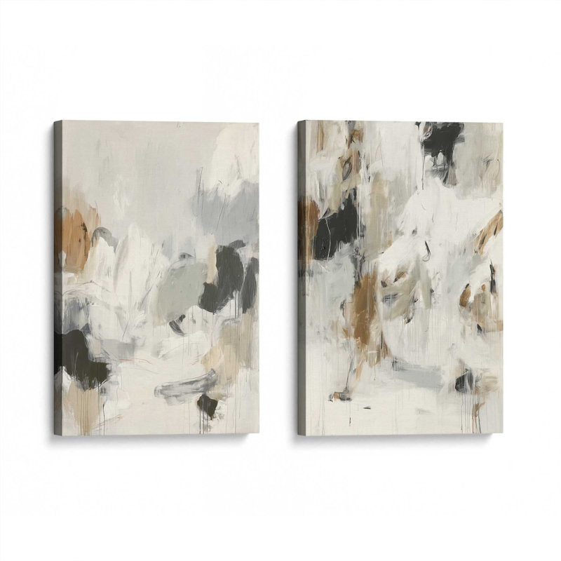 «Whispers of Earth», ensemble de 2 impressions, 18 po x 12 po, Toile tendue