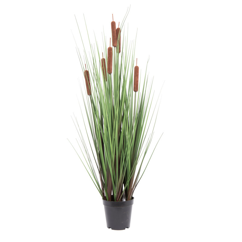 36" Green Plastic Potted Boxwood Topiary