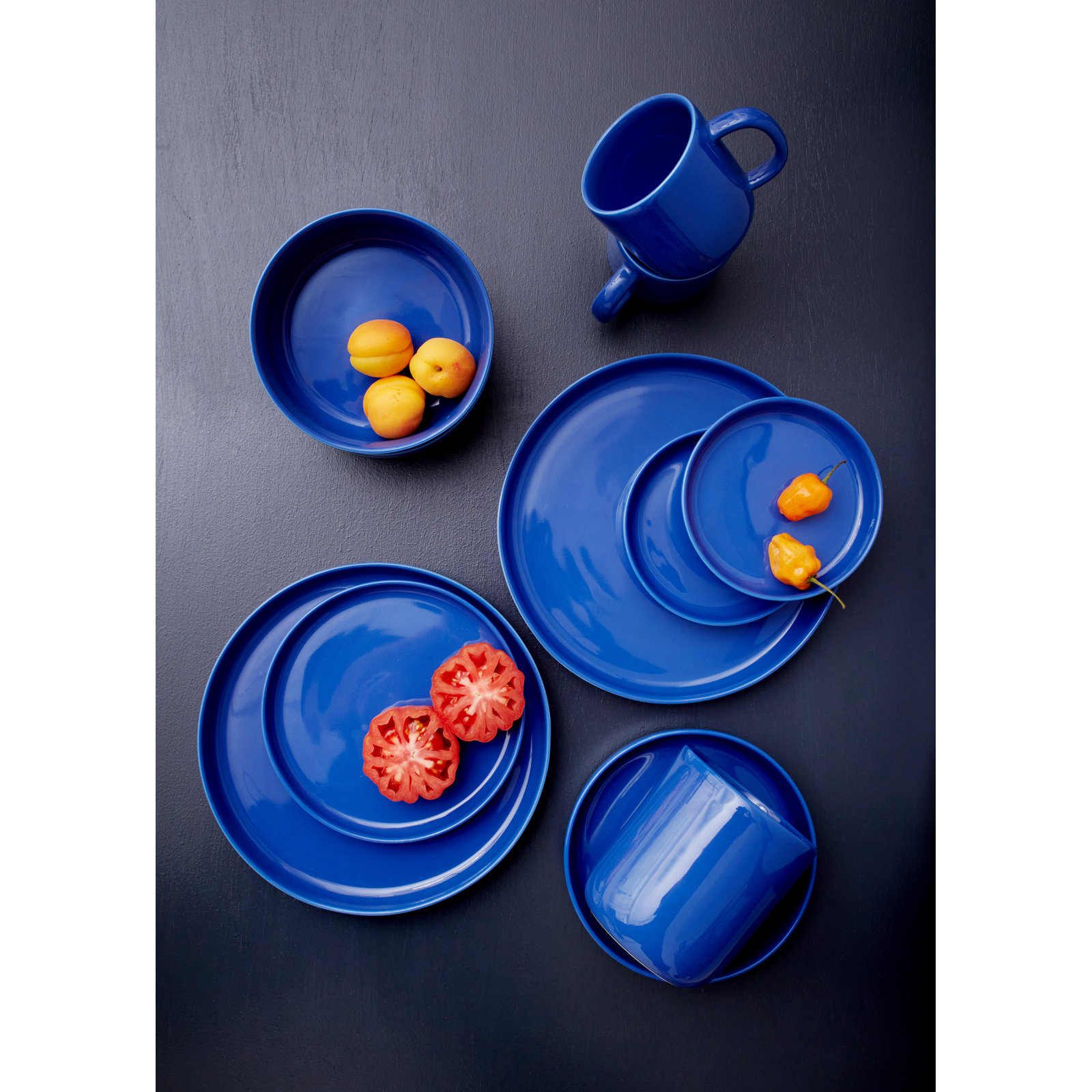 Canvas Home Reims Stoneware Cereal Bowl 29oz, Blue