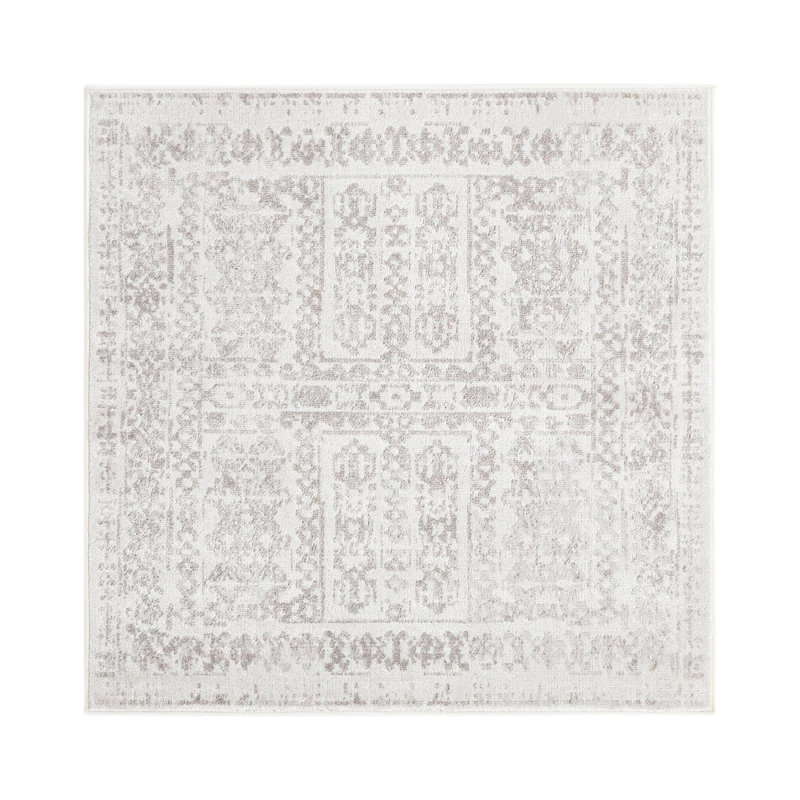 Brackett Oriental Indoor Rug, Square 4'