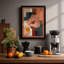 Spotted Fish Modern Mid-Century - Framed Print-242548111-242548112