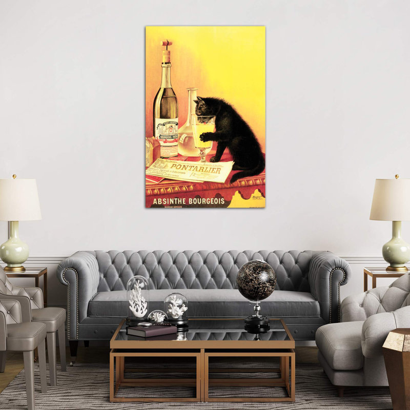 Absinthe Bourgeois - Wrapped Canvas Print, 66.04 cm H x 45.72 cm W x 3.175 cm D