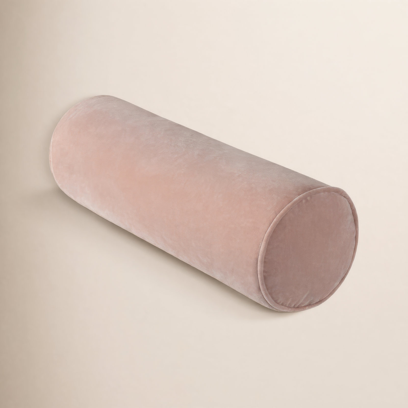 Deane Bolster Accent Pillow, Dusty Pink, Polyester/Pollyfill
