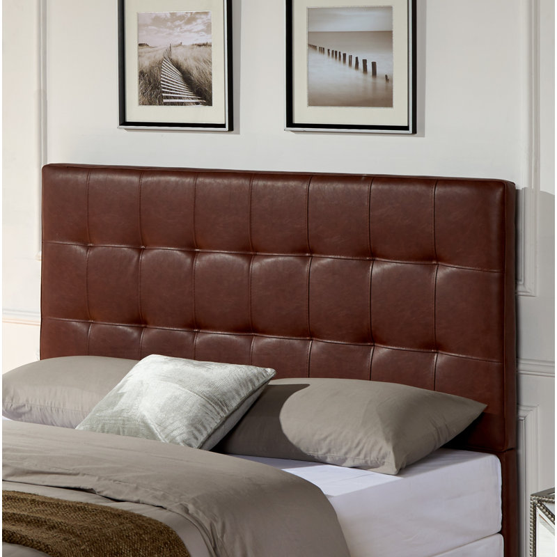 Upholstered Headboard, Full/Queen, Brown