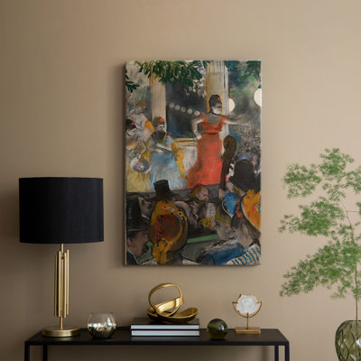 Café-concert aux ambassades, toile tendue par Edgar Degas