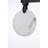Cambell 22 inch Alabaster Wall Sconce in Black-999863138