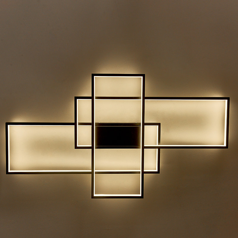 Aluminum LED Semi Flush Mount