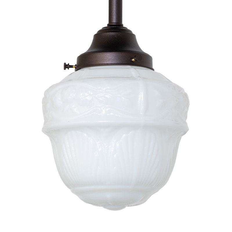 8" Wide Revival Schoolhouse Rochelle Mini Pendant