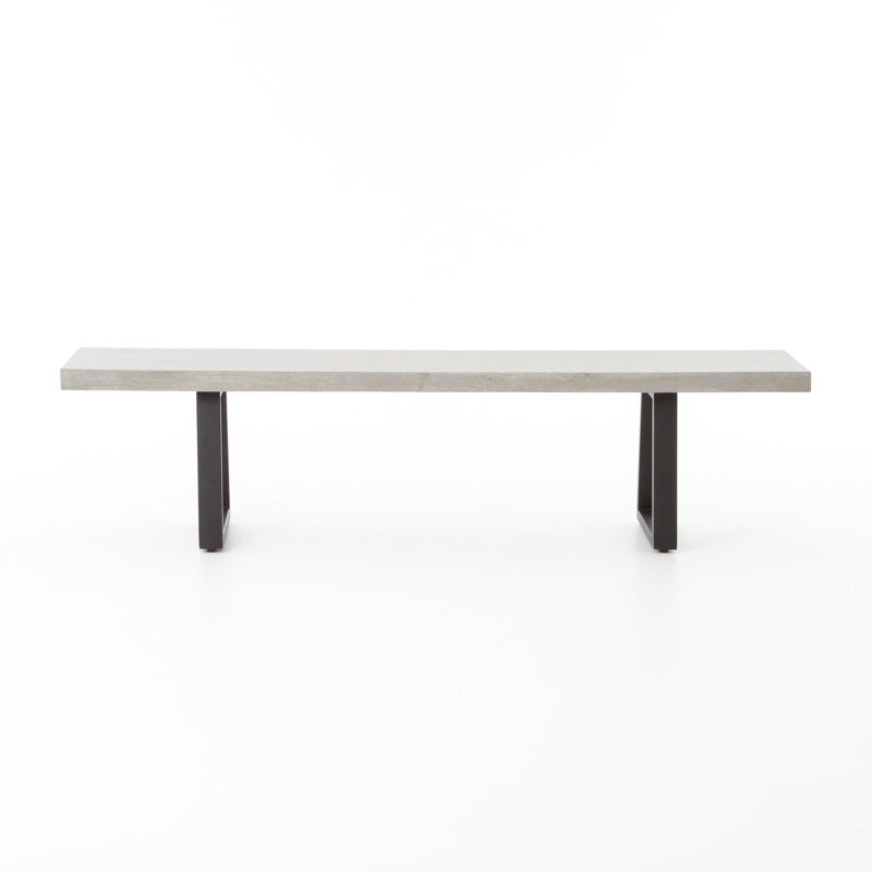 Banc de pique-nique en fer Ausbie Julissa