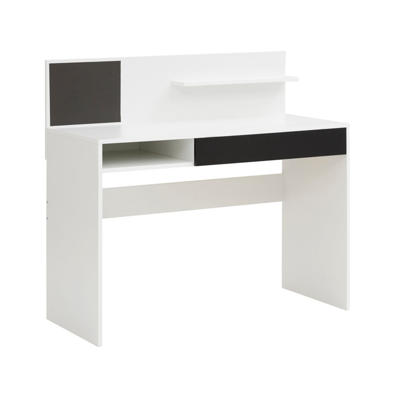 Erianah Writing Desk, White/Black