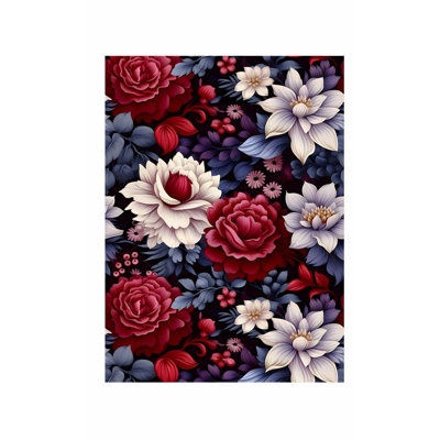 «Floral Dreaming of Luxe Flowers IV», reproduction d'art classique sans cadre
