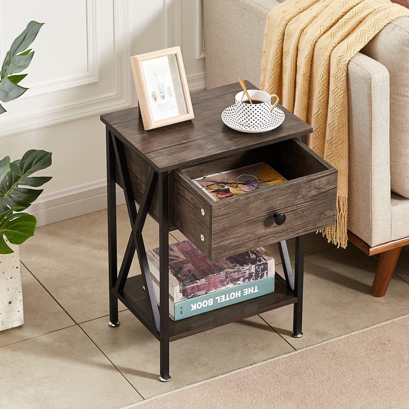 Table de chevet, Gris