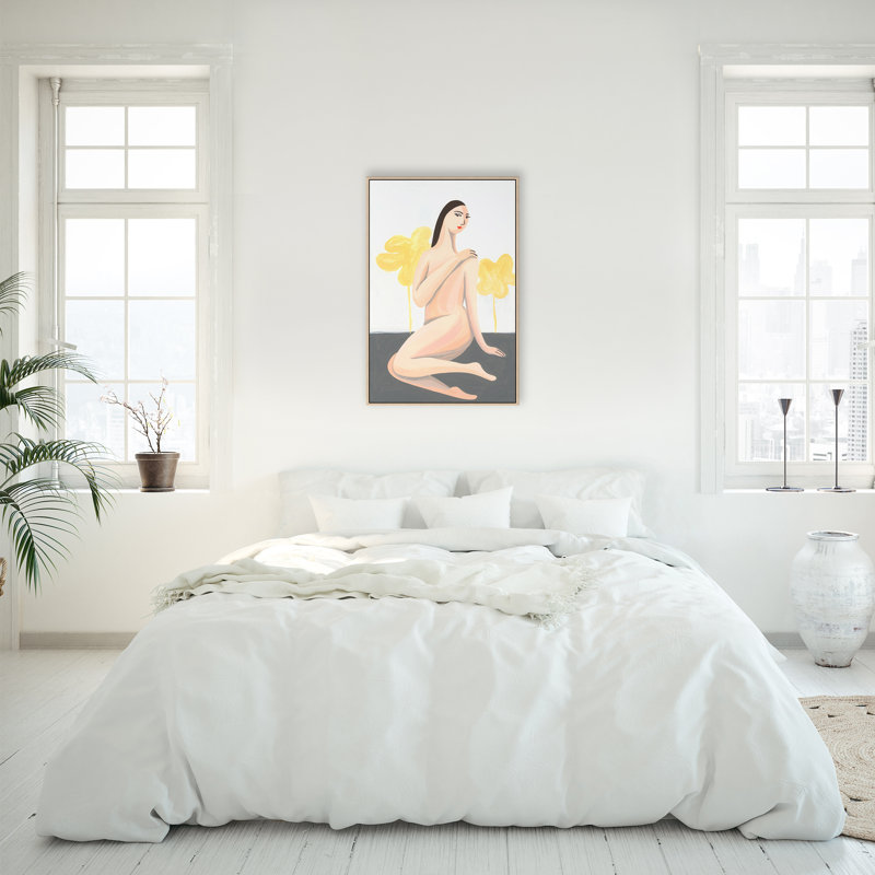 Mignon Comme Toi II par Janice Sadler - Peinture sur toile, H 37,75 po x l 25,75 po, Image au gel brossé
