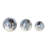 Wrought Studio™ Metal Swirl Abstract Orbs & Vase Filler With Brown And Cream Accents