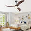 52" Emjay 3 - Blade Outdoor LED Propeller Ceiling Fan with Remote Control and Light Kit-1418023505