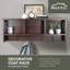 Portemanteau décoratif et support décoratif espresso