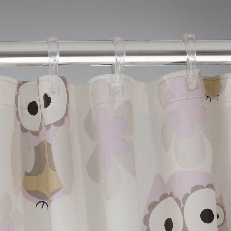 Sealskin Shower Curtain Owl 180cm, Sand