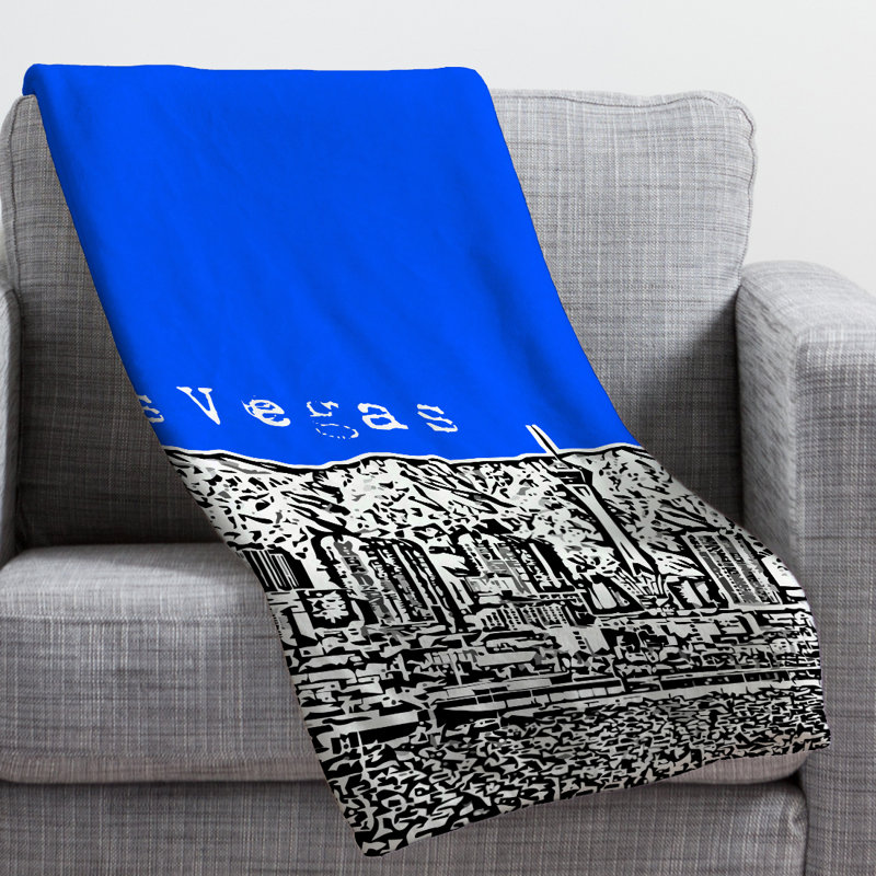 Bird Ave Throw Blanket, Small, Royal