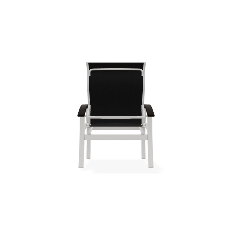 Chaise de patio Askar, Noir 5D Sunbrella®, Noir, Désert texturé