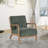 Accent Chair, Mid-century Modern Armchair With Solid Wood Frame,armchair With An Extra Pillow For Living Room, Bedroom-581584199-581584201
