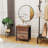 Nightstand with 2 Spacious Drawers For Bedroom, Bedside Table with Metal Frame, End Table with Storage Bins, Small Dresser For Closet, Entryway, College Dorm-1853157626