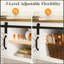 Grande armoire de rangement moderne blanche Efecan