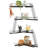  Fire Escape Wall Shelf - Modern City Style 4-tier Corner Wall Shelves, Easy To Install Metal Ladder Shelf For Figures, New York Decorative Shelves For Bathroom, Living Room & Home Decor,black
