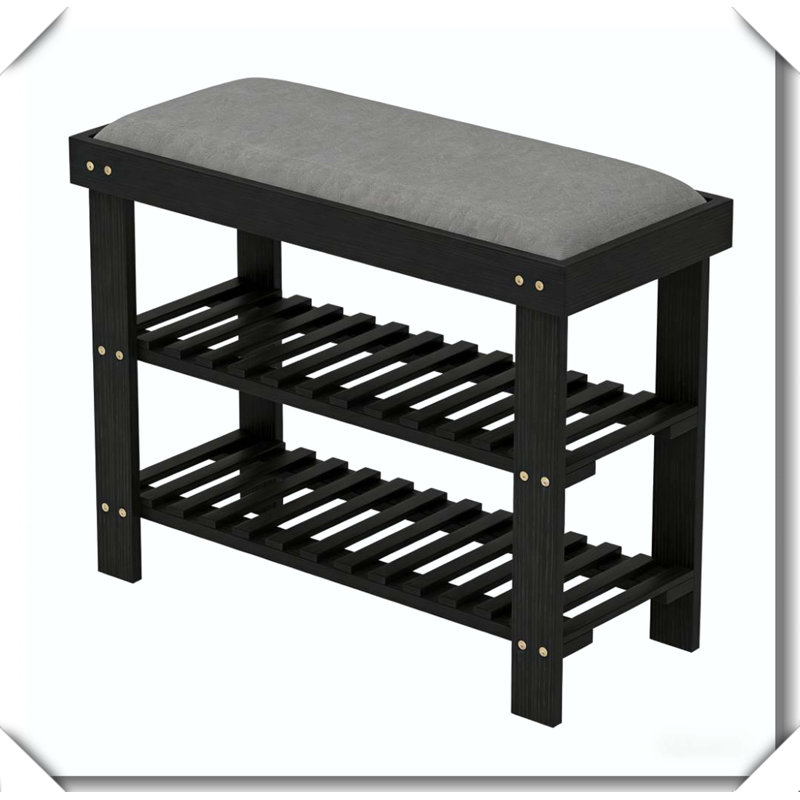 Shoe Organizer,Shoe Storage Bench, 19.3" H x 23.6" W x 11.4" D