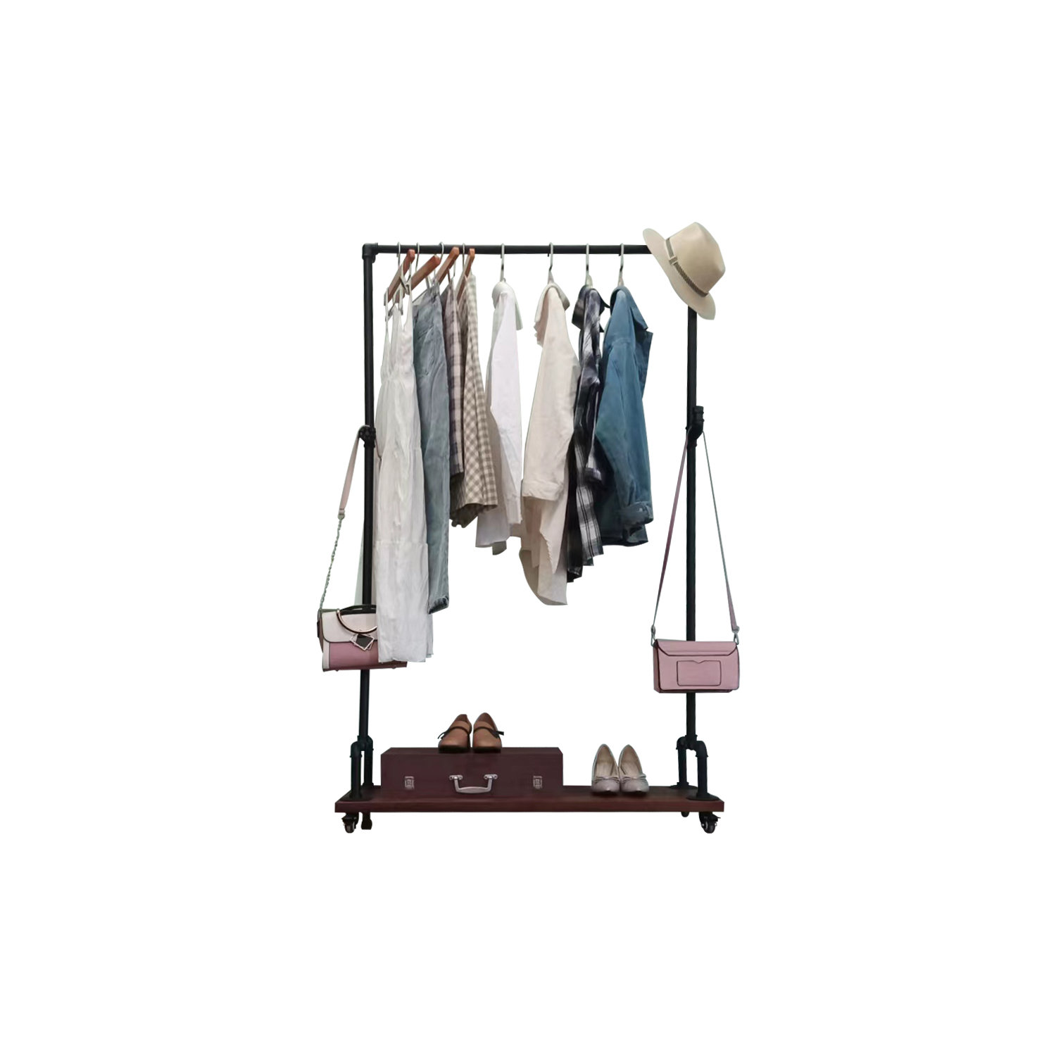 Ashanti-Leigh 45.3'' Clothes Rack