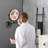 8" Dual-sided Wall Mounted Lighted Makeup Mirror, 1x/3x Magnification, Hardwired Connection-84201301