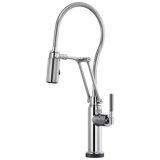 Litze® SmartTouch® Articulating Single Handle Kitchen Faucet with Finished Hose
