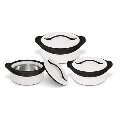 Food Storage - Set of 3 Containers and 3 Lids