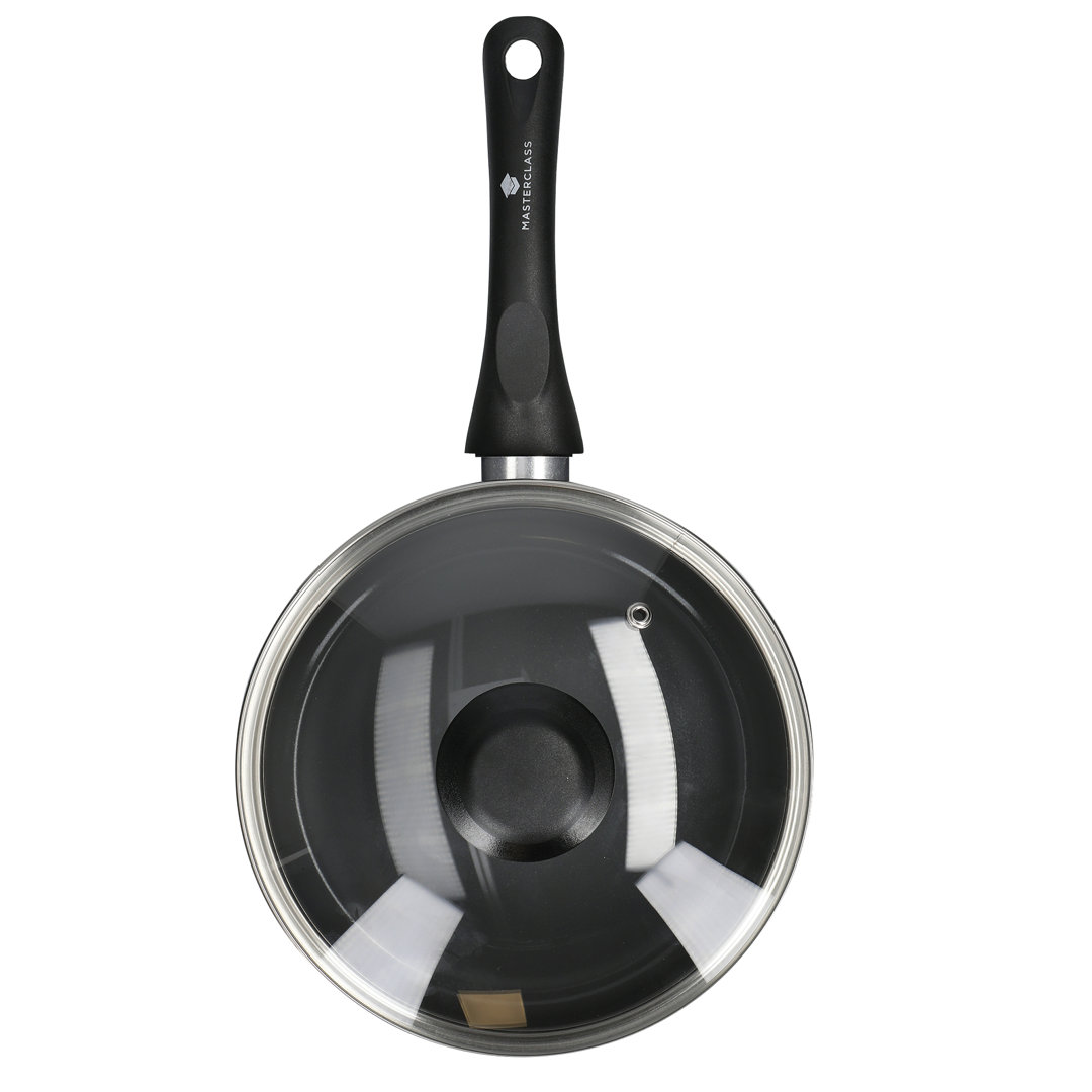 Rackhams Grey Can-To-Pan 20Cm Ceramic Non-Stick Saucepan With Lid, Recycled Aluminium - Aluminium - Saucepan - Image 2