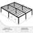 14.5" H Metal Platform Bed Frame with Heavy Duty Steel Slat Support-532846400