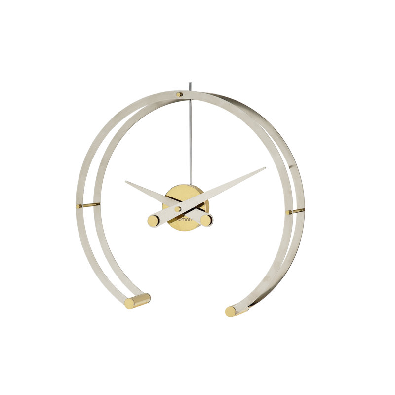 Omega Clock, Gold/Silver