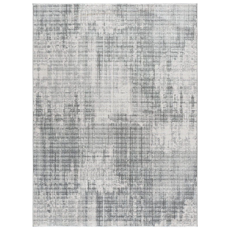 Chamber Power Loom Performance Abstract Indoor Rug, 5'-3" x 7'-6" Rectangle